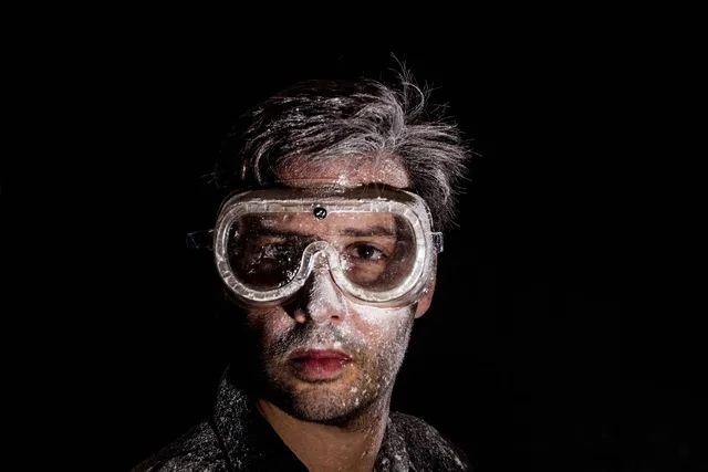 construction worker, construction work, night, night construction site, night work, illuminated, construction site, safety goggles, face, dirt, stains, construction worker, construction worker, construction worker, construction worker, construction worker, night work, construction site, construction site, safety goggles, safety goggles, safety goggles, safety goggles, safety goggles. Five Budget Leaks in a Backyard Studio Build