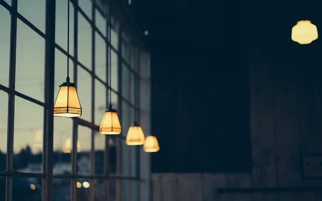 bright, bulb, depth of field, dusk, electricity, evening, illuminated, indoors, lamp, light, window panes, blue sunset, blue light, blue window, blue field, blue lamp, blue lights, bulb, electricity, electricity, lamp, lamp, lamp, lamp, lamp, light, light, light, light. Light, layout, air and storage: backyard workspace design decisions